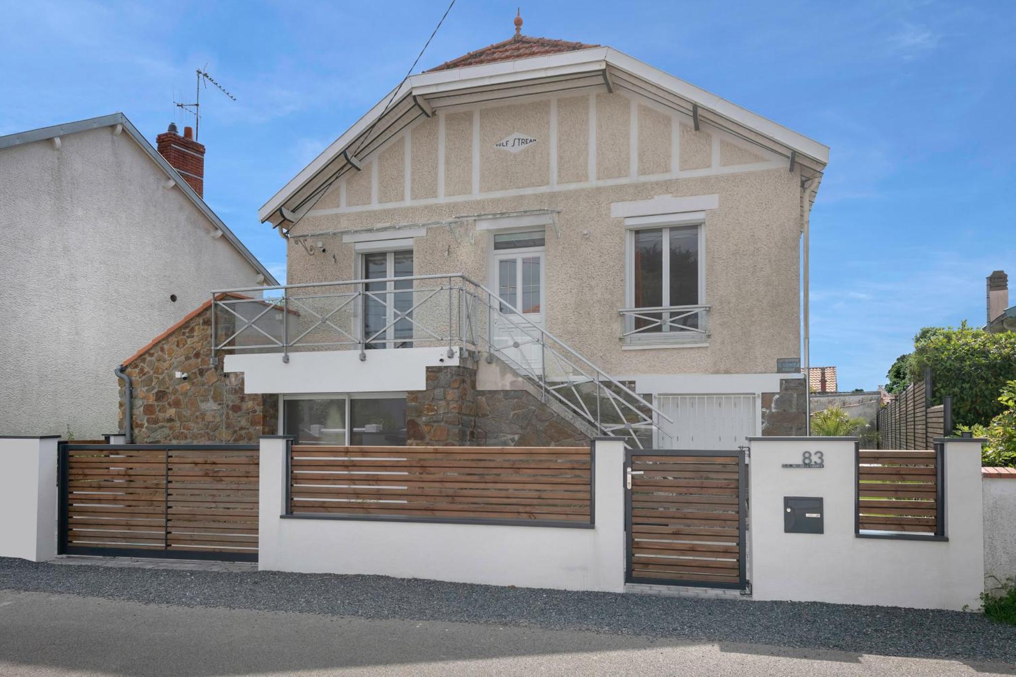 Maison Familiale A 400M De La Mer Pour 8, Pornic Exteriör bild